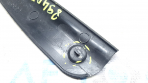 The front right hood seal on an Audi A6 C8 19-24 is broken.