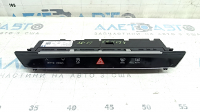 Audi A6 C8 19-24 center console hazard warning light button with touch sensitive buttons, scratches