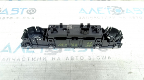 Audi A6 C8 19-23 center console button block, chrome for parking sensors and 360-degree cameras, scratches, cracks in the fasteners