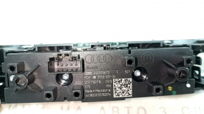 Audi A6 C8 19-23 center console button block, chrome for parking sensors and 360-degree cameras, scratches, cracks in the fasteners