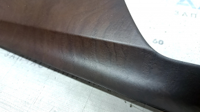 A set of interior trims for the Audi A6 C8 19-21, birch wood, achatgr, "quattro", broken guide