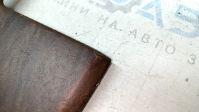 A set of interior trims for the Audi A6 C8 19-21, birch wood, achatgr, "quattro", broken guide