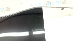 Audi A6 C8 19-24 front panel trim, glossy black, chrome, Quattro, scratches