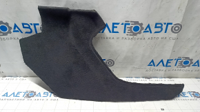 Tesla Model S 12 console tunnel trim, left side, black, broken mount