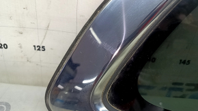 Rear right window glass, Honda CRV 17-22, tinted, scratches on molding, cut seal