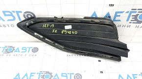 Right bumper grille for VW Jetta 19-21 without fog lights, sand