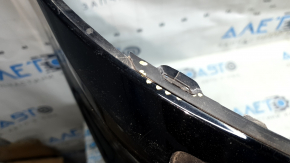 Bare front bumper for Audi A6 C8 19-23 with park assist and headlight washer, S-Line, without cap, blue, fake, scratches, broken fasteners