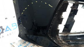 Bare front bumper for Audi A6 C8 19-23 with park assist and headlight washer, S-Line, without cap, blue, fake, scratches, broken fasteners