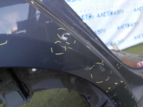 Quarter wing rear right Toyota Prius 30 13-15 on the body, graphite, dents, bumps
