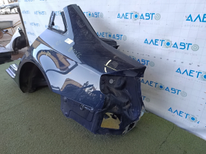 Quarter wing rear left Audi A4 B8 08-16 sedan, blue