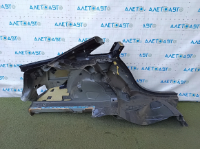 Quarter wing rear left Audi A4 B8 08-16 sedan, blue