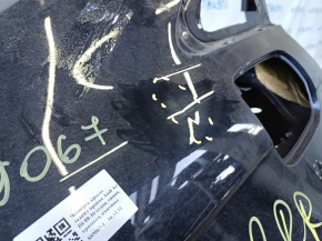 Quarter wing rear right Audi A4 B8 08-16 sedan, blue, dented, dents