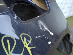 Quarter wing rear right Audi A4 B8 08-16 sedan, blue, dented, dents