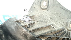 Front bumper guard for Audi A6 C8 19-25 S-Line, missing fragment, broken fasteners, cracked, scratches