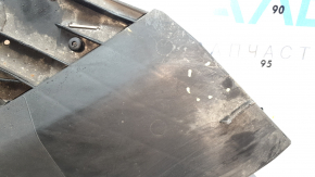 Front bumper guard for Audi A6 C8 19-25 S-Line, missing fragment, broken fasteners, cracked, scratches