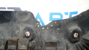 Front bumper guard for Audi A6 C8 19-25 S-Line, missing fragment, broken fasteners, cracked, scratches