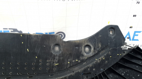 Front bumper guard for Audi A6 C8 19-25 S-Line, missing fragment, broken fasteners, cracked, scratches