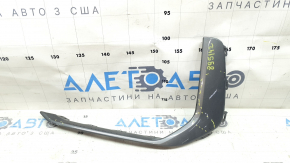 Front bumper cover left Audi A6 C8 19-23 gray gloss, S-Line, sand, broken fastening, cracked