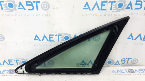 Rear left fixed glass window for Audi A6 C8 19-25 with chrome molding