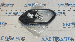 Right bumper grille for Ford Escape MK3 17-19, matte finish under fog lights