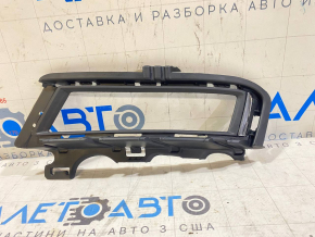 Bumper grille left VW Golf 15-17 with chrome, under fog lights