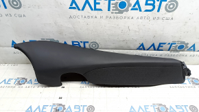 Right 2nd row seat side bolster for Audi E-Tron 19-23, black leather