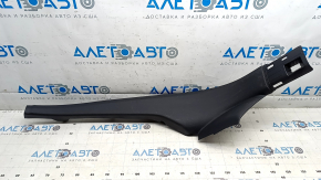 Lower left rear pillar trim for Audi E-Tron 19-23, black, worn