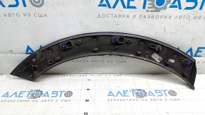 Rear left fender arch trim for Audi E-Tron 19-23 in body color, graphite LZ7S, chipped