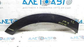 Rear right fender arch trim for Audi E-Tron 19-23 in body color, graphite LZ7S, chipped