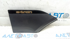 Right charging port flap for Audi E-Tron 19-23, E-TRON lettering, body color, graphite LZ7S