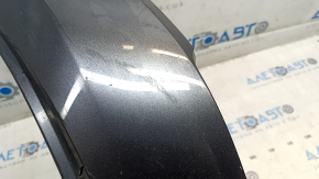 Right front bumper lip for Audi E-Tron 19-23 Quattro, body-color, graphite LZ7S, sand, scratches