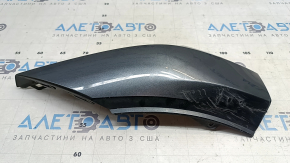 Left front bumper lip for Audi E-Tron 19-23 Quattro, body-color, graphite LZ7SB, sand, scratches