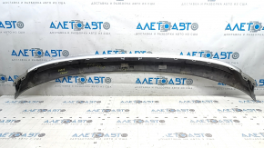 Front bumper center lip, Audi E-Tron 19-23, silver, Quattro, scratches, broken fasteners