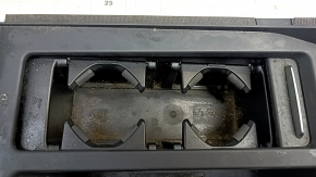 Audi E-Tron 19-23 dry-cleanable center console pocket with cup holders