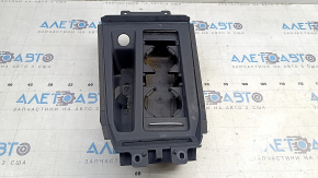 Audi E-Tron 19-23 dry-cleanable center console pocket with cup holders