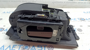 Audi E-Tron 19-23 dry-cleanable center console pocket with cup holders