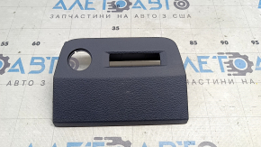 Black rear lower center console trim for Audi E-Tron 19-23 for cigarette lighter and USB Hub