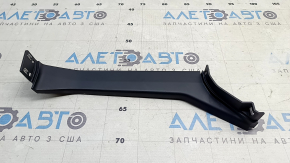 Upper left center console trim for Audi E-Tron 19-23, chrome, with backlight, minor dents