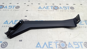 Upper right center console trim for Audi E-Tron 19-23, chrome, with backlight, minor dents