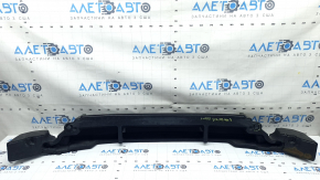 The front bumper upper absorber for Toyota Venza 21-24 has tears, broken guides, and is worn.