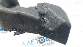The front bumper upper absorber for Toyota Venza 21-24 has tears, broken guides, and is worn.