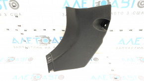 Left lower front pillar trim for Toyota Venza 21-24, black, scratches