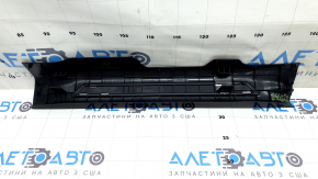 Front right door sill trim for Toyota Venza 21-24, black, chrome insert, scratches, corrosion, dents on the chrome trim