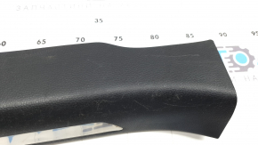 Front right door sill trim for Toyota Venza 21-24, black, chrome insert, scratches, corrosion, dents on the chrome trim