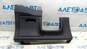 Black, dented driver's knee pad for Audi E-Tron 19-23