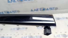 Right front panel insert for Audi E-Tron 19-23, gloss black with backlight, minor scratches