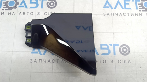 Front panel trim, center left, Audi E-Tron 19-23, gloss black, minor scratches