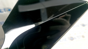 Front panel trim, center left, Audi E-Tron 19-23, gloss black, minor scratches