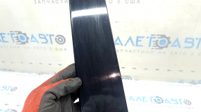 Toyota Venza 21-24 front left side door trim, gloss black, scratches, broken fasteners