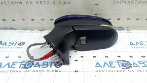 Left side mirror assembly for Toyota Venza 21-24, 12 pins, turn signal, heated, BSM, backlight, blue, sand